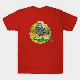 Smurfboarding is Not a Crime 1980 T-Shirt